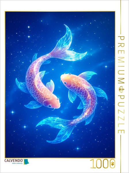 Puzzle Calvendo Poissons - Les LiéS De L'éTernité | 1000 PièCes, Format Assemblé-image