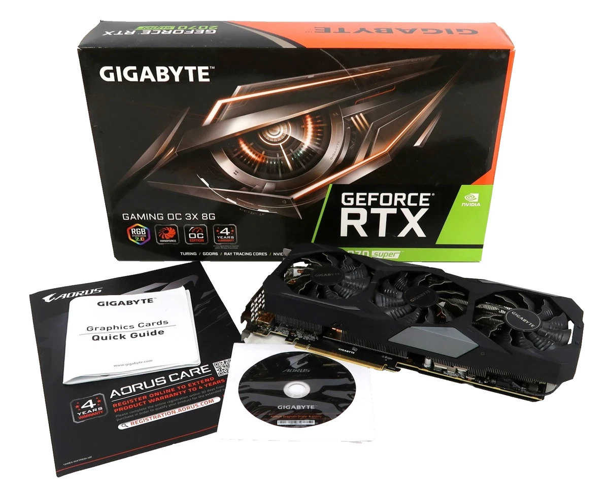 GIGABYTE GeForce RTX 2070 GAMING OC NVIDIA Computer Graphics Cards