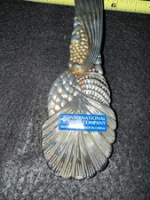 International Silver Company Silverplated Turkey Design Serving Spoon – 11” Box