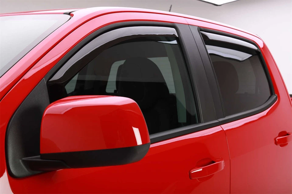 EGR 4pc Window Vent Visors Rain Deflectors In Channel Dark Smoke Part 571721 - Image 3 of 4