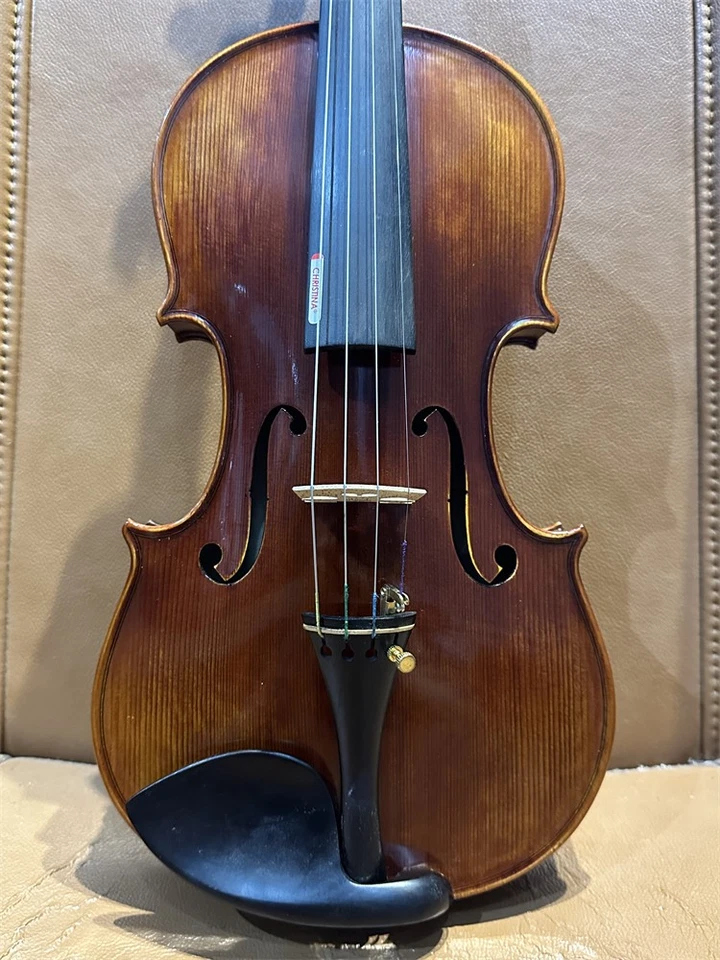 Violín Profesional 4/4, Alta Calidad Hecho a Mano, Hermoso Sonido Apto para Tocar Foto 2 de 4