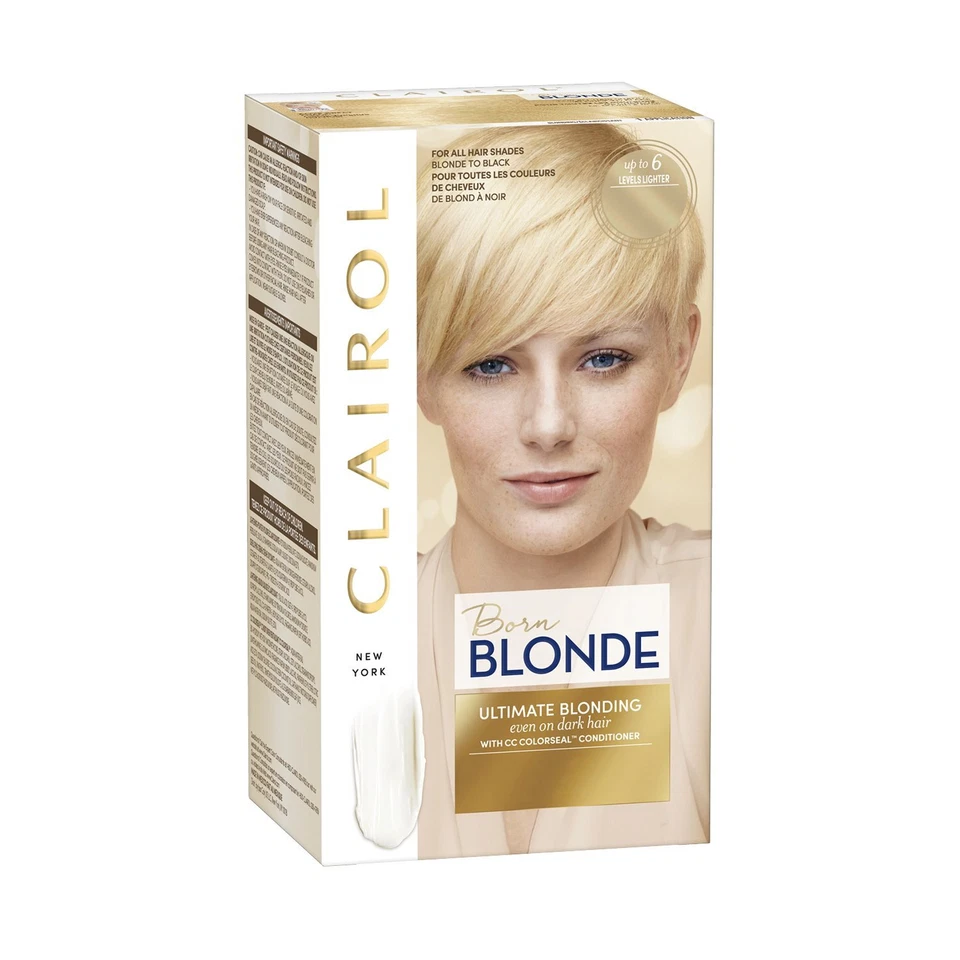 12-Nuevo Clairol Nice N Easy Born Ultimate Rubio Blanqueador Rubio Color de Cabello 2.2oz Foto 2 de 3
