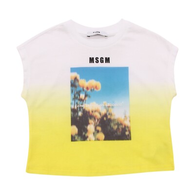 1088AR maglia bimba MSGM KIDS girl t-shirt UK
