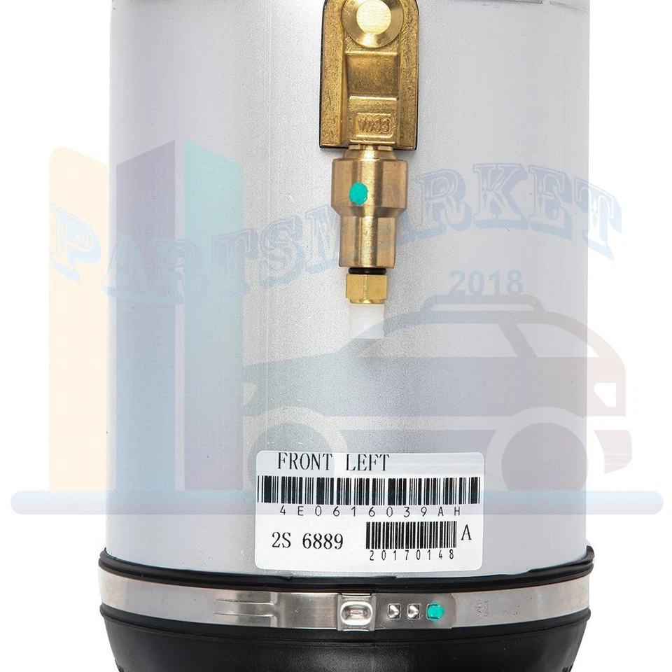 Front Pair Air Suspension Shock Struts For 2002-2010 Audi A8 Quattro D3 4E - Image 4 of 4