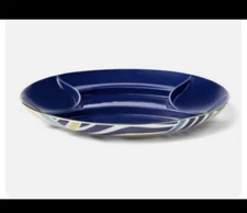 Tabitha Brown for Target Stoneware Ceramic Wave Divided Serve Plate Platter