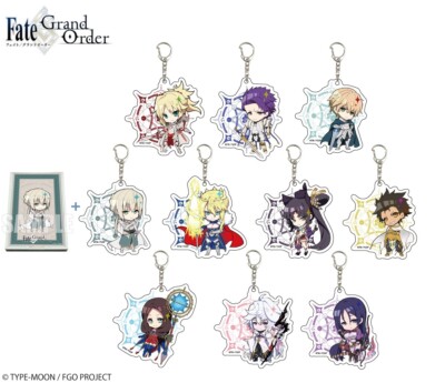 A3 Fate/Grand Order Acrylic Keychain 04 CMRD Key Holder Charm + Bonus Mirror NEW