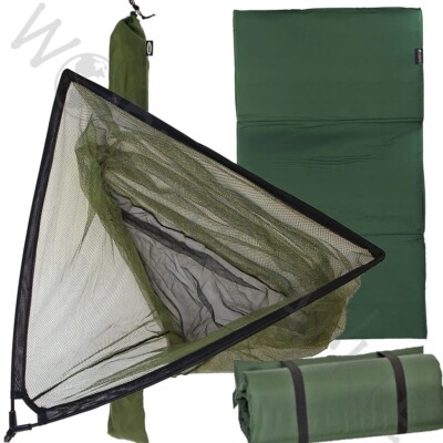 #ad Carp Coarse Fishing Unhooking Mat and 42quot; NGT Landing Net with Storage Stink Bag GBP 19.95