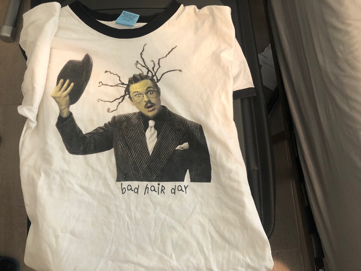 Weird Al Yankovic Bad Hair Day Tour Shirt 1996 Vintage Rare XL 