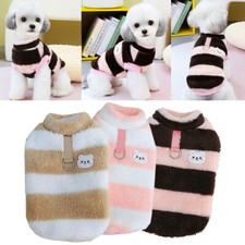 Small Pet Dog Warm Fleece Vest Sweater Clothes Coat Puppy Shirt Winter Appare