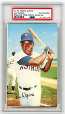 1970 Topps Baseball Super SQUARE CORNER Proof JIM WYNN Blank Back PSA