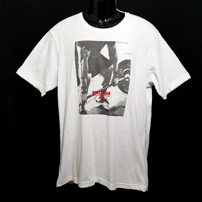 Uncle Sam T-Shirt Pour Hommes À Col Rond Blanc En Coton Taille L - Photo 1/2