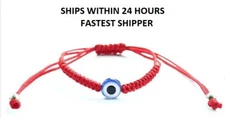 Evil Eye Red String Kabbalah Bracelet Nazar Mati Bead Good Luck -SHIPS IN 24 HRS