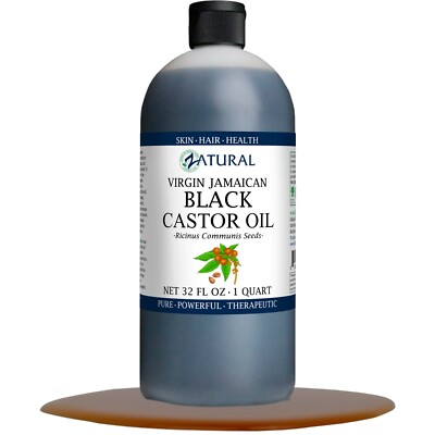 Zatural Black Castor Oil_100% Pure Tropic Jamaican Black Castor Oil_Hair_Skin