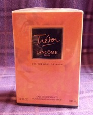 Vintage TRESOR EAU DEODORANTE By LANCOME 100ml Natural Spray Sealed Original Box