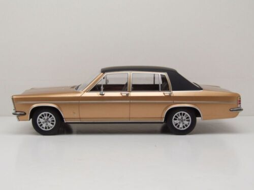 Opel Diplomat B 1972 beige metálico mate negro modelo coche 1:18 MCG - Imagen 3 de 9