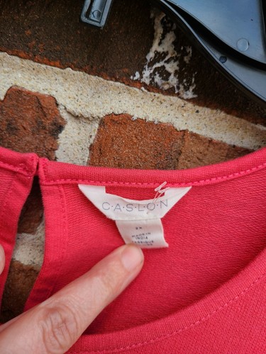 Caslon Size 2x Pink Sleeveless Peplum Hem Pink - 第 2/11 張圖片