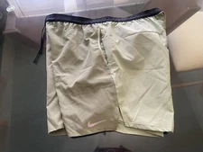 NIKE MENS RUNNING SHORT. ( MINT GREEN) SIZE-XXL. 100% POLYESTER. DRI FIT.