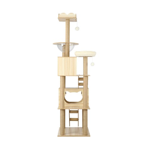 Alopet 190cm Wooden Cat Tree with Ladder - Picture 7 of 7