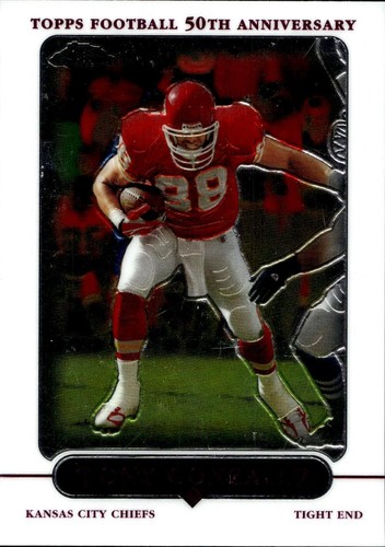 Tony Gonzalez #96 2005 Topps Chrome card