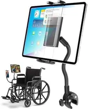 Tablet Holder for Wheelchair Handle, Wheelchair Phone Tablet Mount with 9.45"...