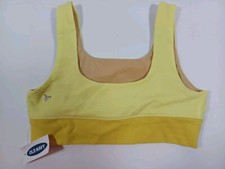 Old Navy Active Go Dry Powerchill Size Medium 8 Girls Sports Bra Yellow