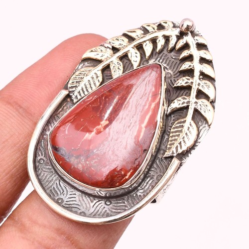 Lot De Bagues En Argent Sterling 925 Avec Jaspe Et Pierres - Fait Main, Inde, Personnalisable, Gros