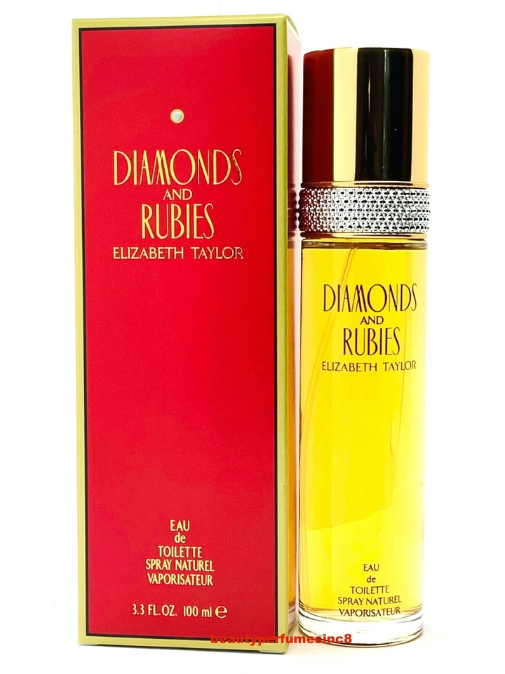 Perfume Diamonds and Rubies de Elizabeth Taylor 3,3 oz 100 ml Eau de Toilette NUEVO Foto 3 de 4