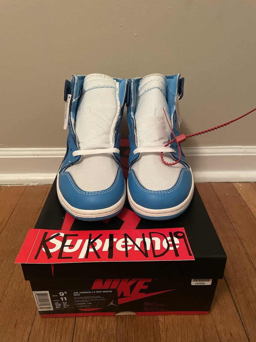 Size 9.5 - Jordan 1 Retro High OG x OFF-WHITE UNC 2018  display picture 2