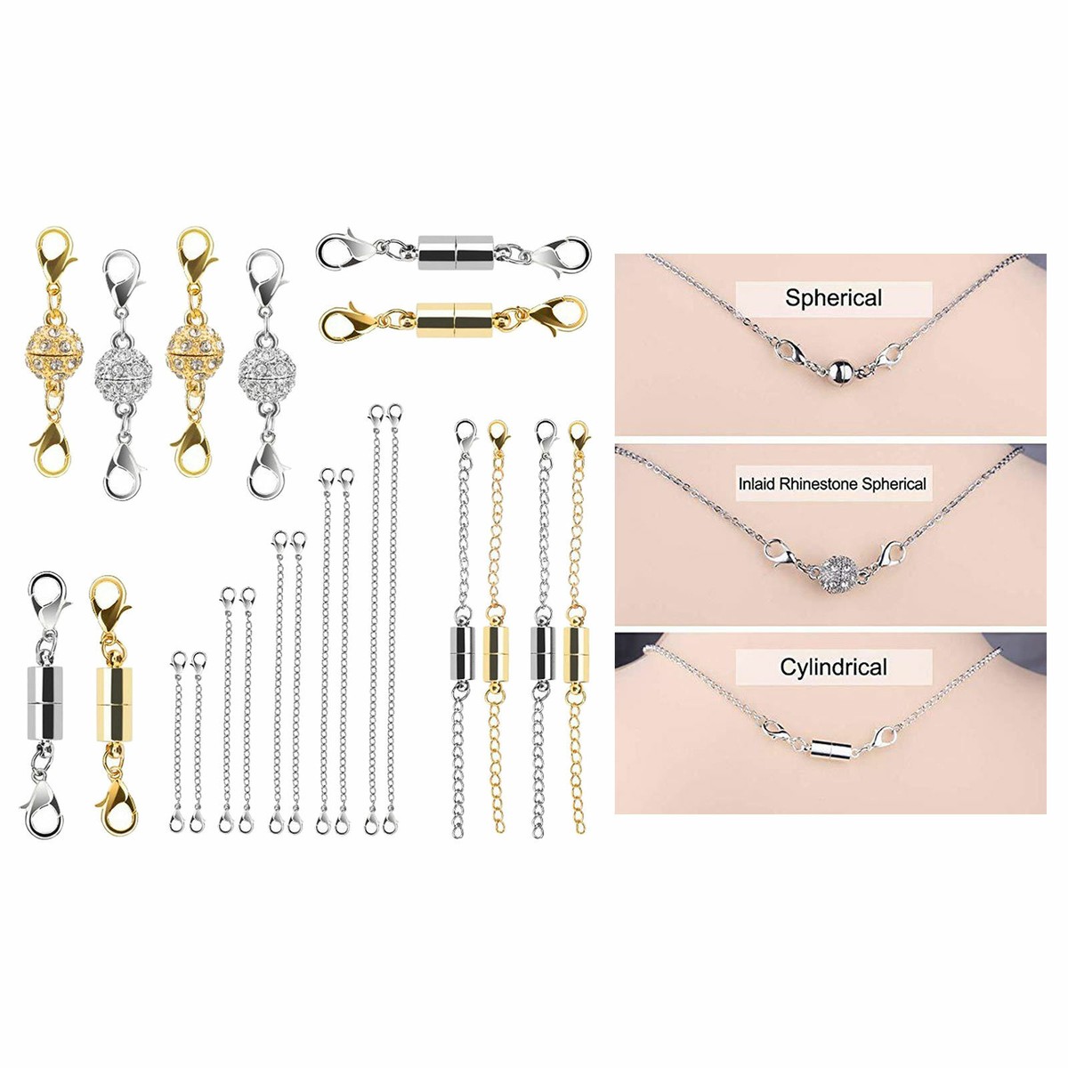 Types Of Necklace Closures Necklace Hook Outlet