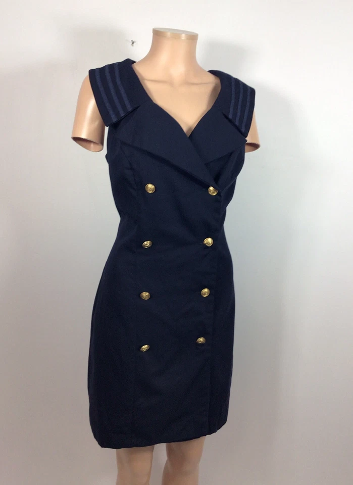 Georges Marciano Wool Tuxedo Dress 1990’s Womens 10 - Image 4 of 4