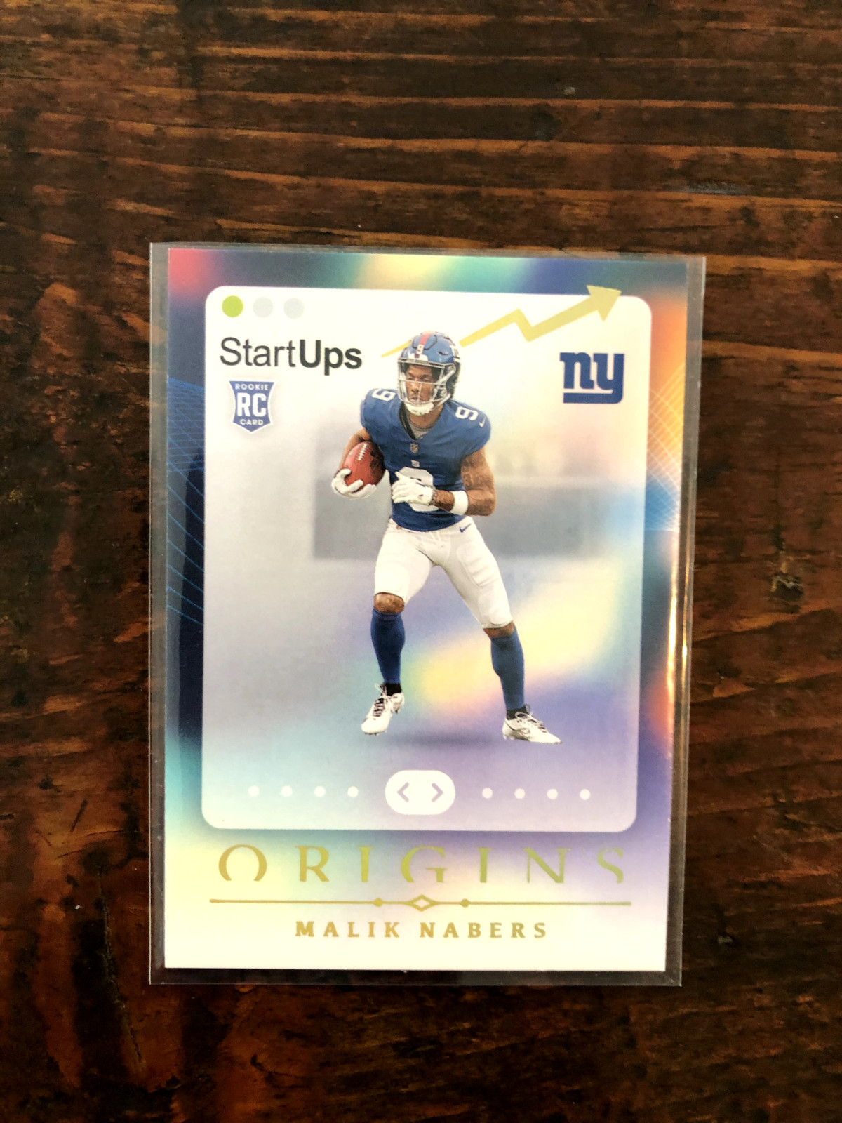 2024 Panini Origins Football Malik Nabers StartUps #7 New York Giants