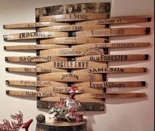 BUFFALO TRACE  BOURBON BARREL STAVES ,PAPPY,BLANTON, WELLER ETC. 4” Wide & Up