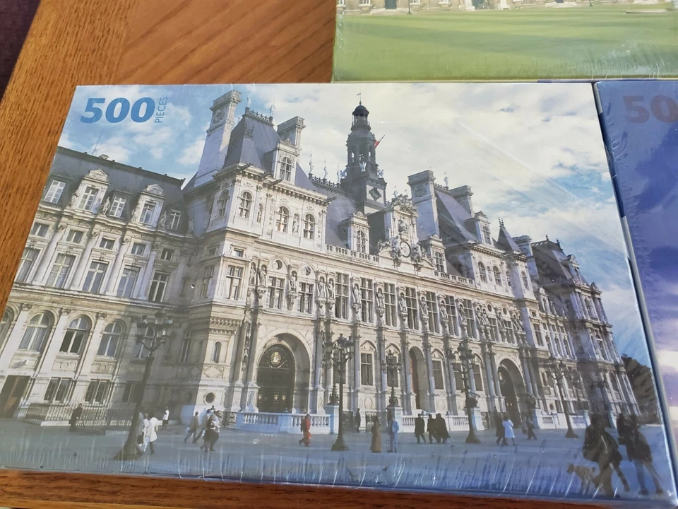 3 Brand New Puzzles - World Tour - 500 Pc - Paris, France, Cambridge, UK, Dubai - Image 4 of 4