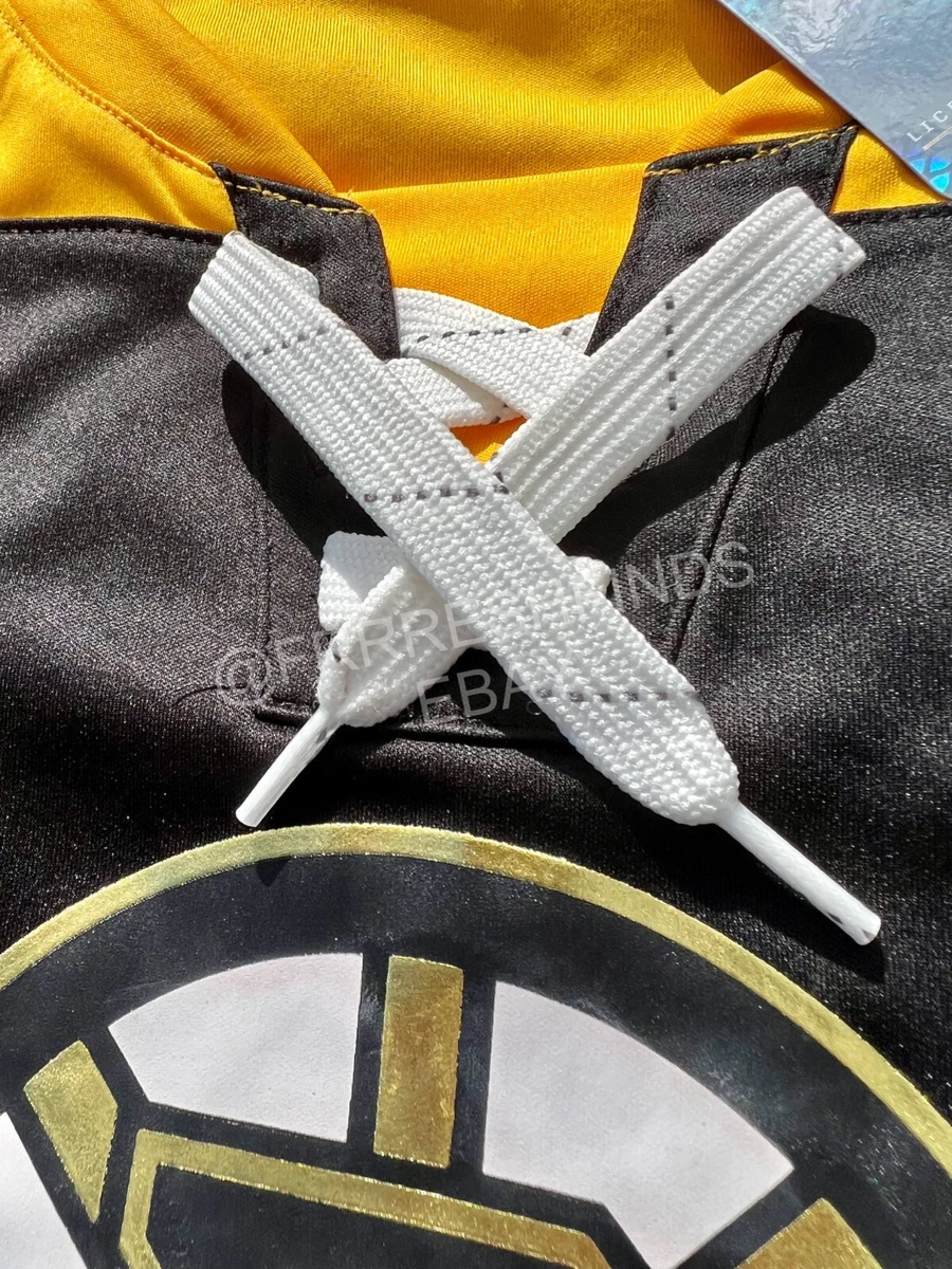 Authentic NHL Apparel Boston Bruins Women s Lace Up Gold Spoked B Fashion Jersey