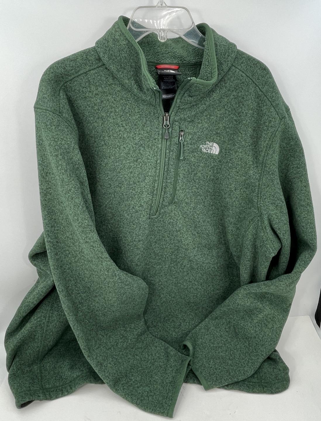 the north face green sweater