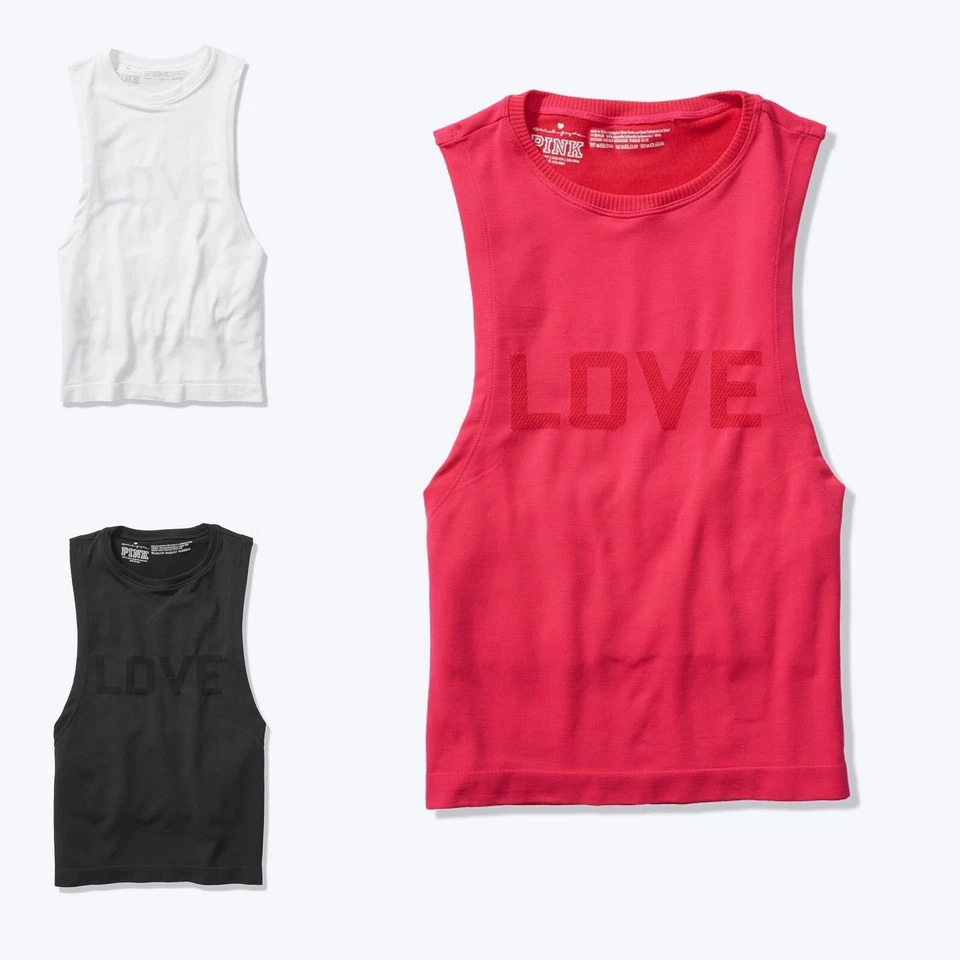 Spiritual Gangster LOVE Active Tank Top | Victoria’s Secret Pink | NEW - Imagem 2 de 4