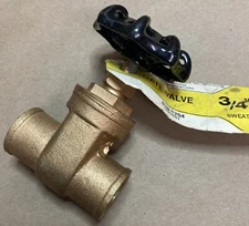 3/4” Gate Valve LDR 020 1204 Brass 0.75 Inch Unrestricted Flow!!!