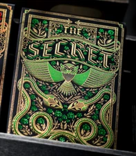 The Secret GILDED Virescent Green Playing Card Deck #80/200 Riffle Shuffle New