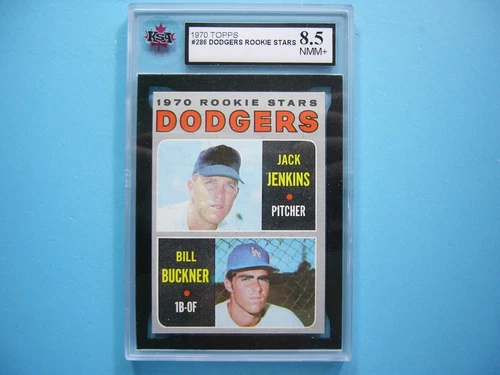 1970 TOPPS MLB BASEBALL CARD #286 BILL BUCKNER ROOKIE RC KSA 8.5 NM/NM+ TOPPS GL