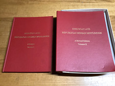 SIGNED 2000 Etruscan And Republican Roman Mouldings - 2 Vols. Revised Edition