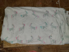Pottery Barn Kids "Mystical Unicorns" Full Flat Sheet