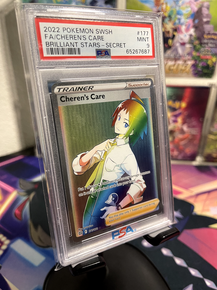 Cheren's Care (Secret) 177/172 Swsh09: Brilliant Stars Holo for
