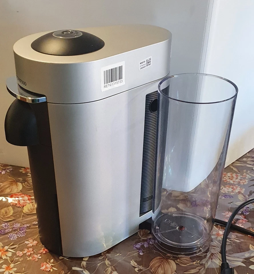 Nespresso Vertuo Plus 11386 Coffee Machine by Magimix- Silver(Missing Parts) - Image 2 of 4