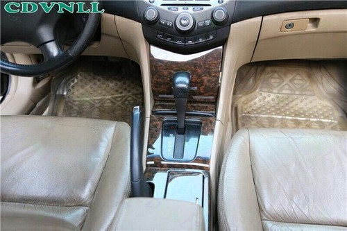 For Honda Accord 2003-07 Agate Wood Grain Central Console Gear Shift Frame Panel - Picture 5 of 12