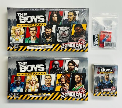 Zombicide 2nd Edition THE BOYS Character Packs #1 #2 #3 CMON NEW