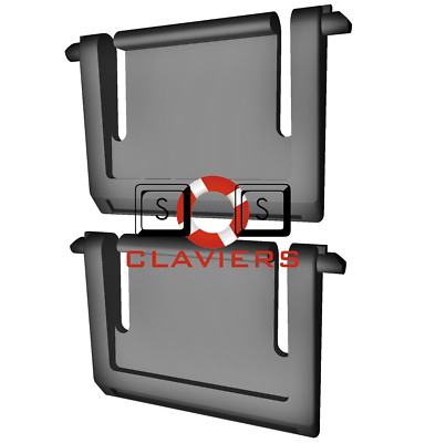 Trust GXT 863 Mazz Mechanical Keyboard Spare Replacement Tilt Leg Stand Feet Set