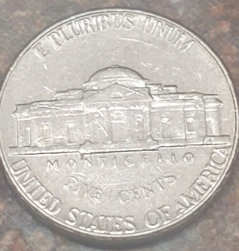 2000 d Jefferson níquel con errores de letras a América - Imagen 6 de 10