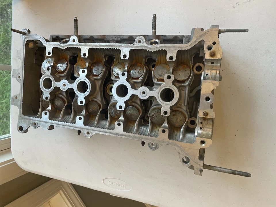 丰田 1.8 DOHC 气缸盖 1Z 卡罗拉 Celica Matrix MR2 VVT 1999 - 2008 — 第 3/4 张图片