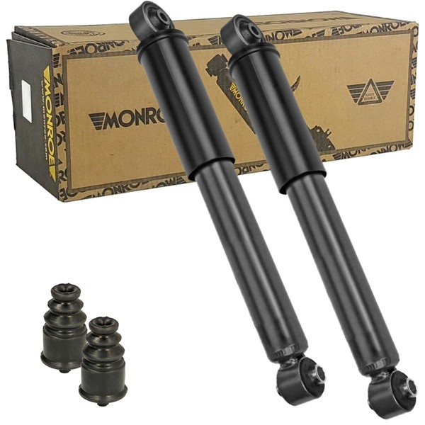 2X Monroe StoßDäMpfer + Rep-Kit Hinten FüR Fiat 500 500C Ford KA RU8 0.9-1.4-image