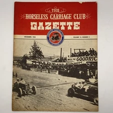 Horseless Carriage Club Gazette LA December 1950 Volume 12 No 5 Many Photos